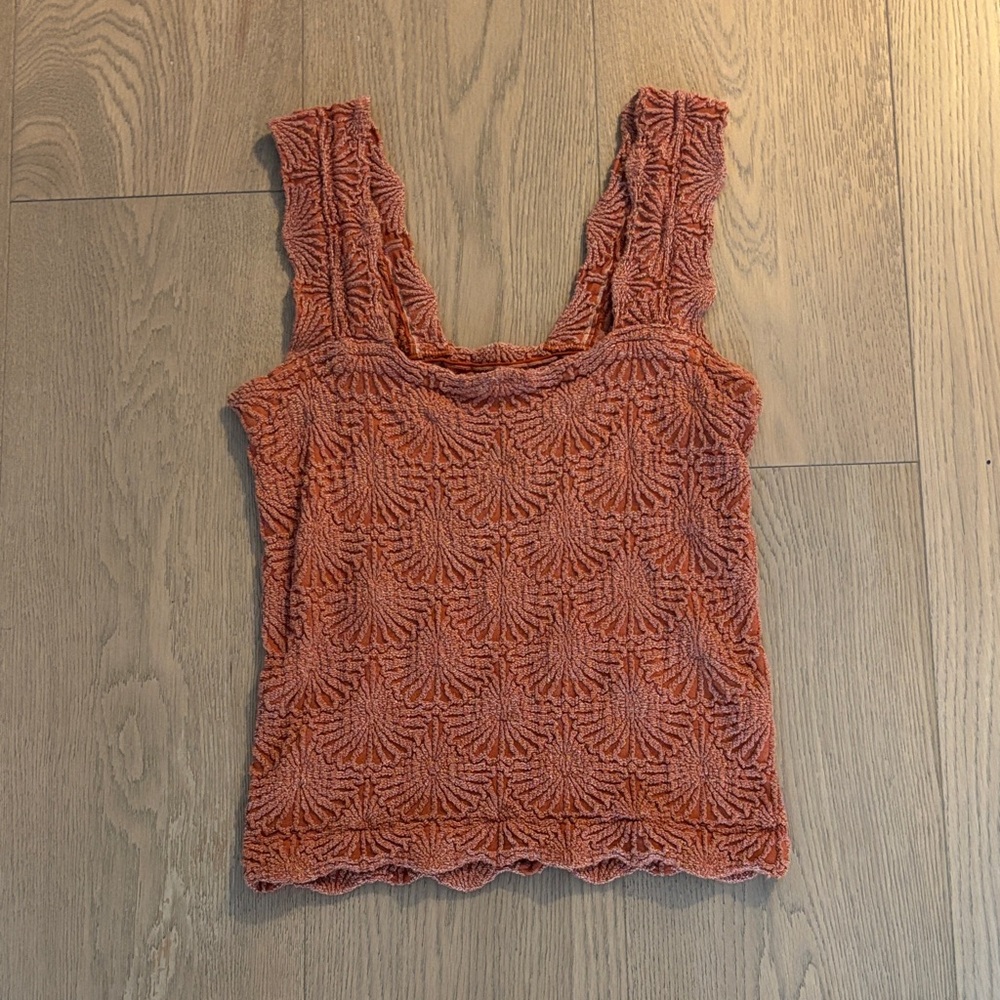 Free People Love Letter Cami. Size M. Slightly worn.